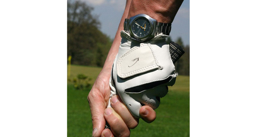 skórzana rękawiczka do gry w golfa