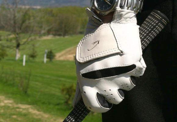 Wysokiej klasy skórzana rękawiczka do gry w golfa